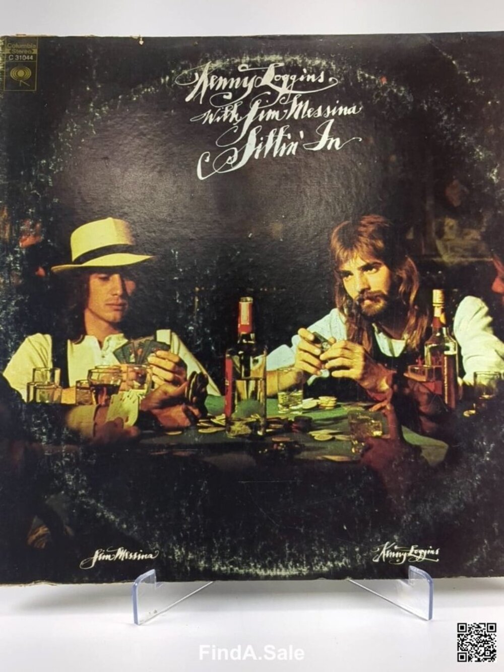 Kenny Loggins with Jim Messina Sittin' In LP Vinyl Record, 1970s Columbia